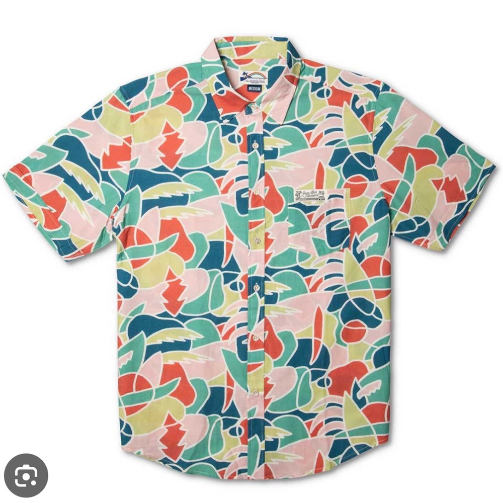 Party Shirt International Fruit Punch:Cotton Cooler Multi Color - XS